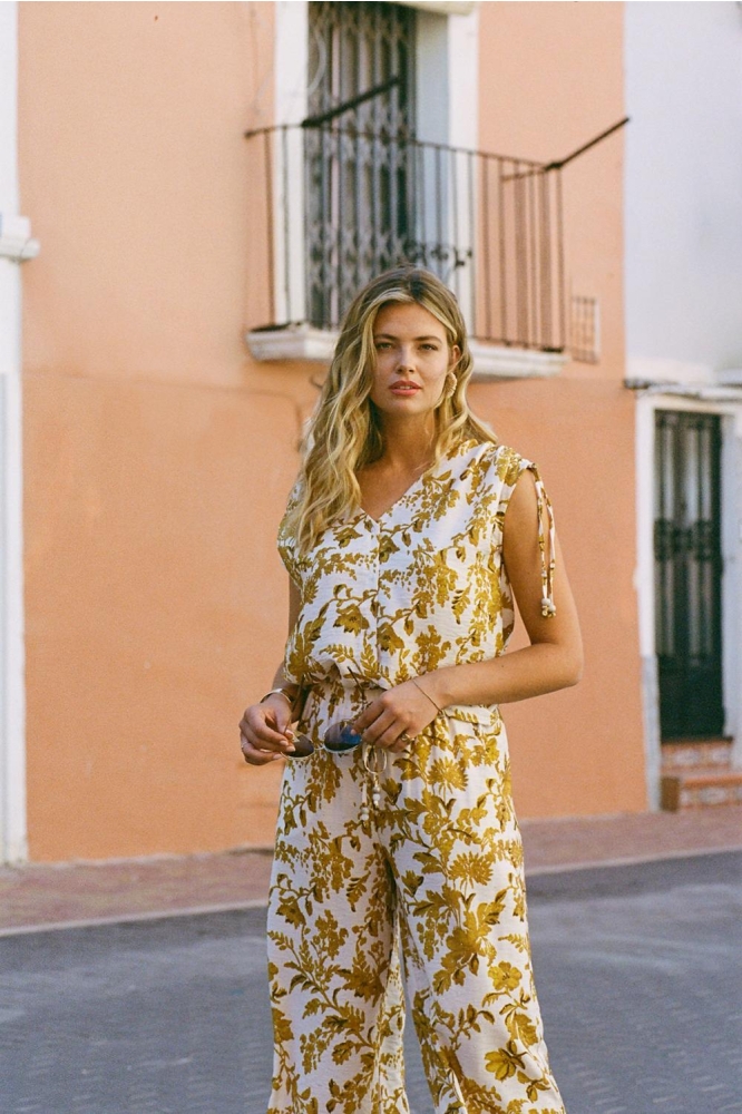 SARDINIE TOP 25ZFOC06 014127 SAND/MUSTARD OLIVE